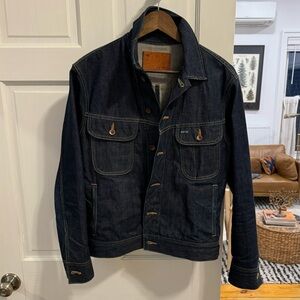 Long Haul Jacket in Rinsed Organic Selvedge, size 40